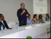 Secretário de Educação do Estado de Sergipe fala na mesa de abertura do Seminário
